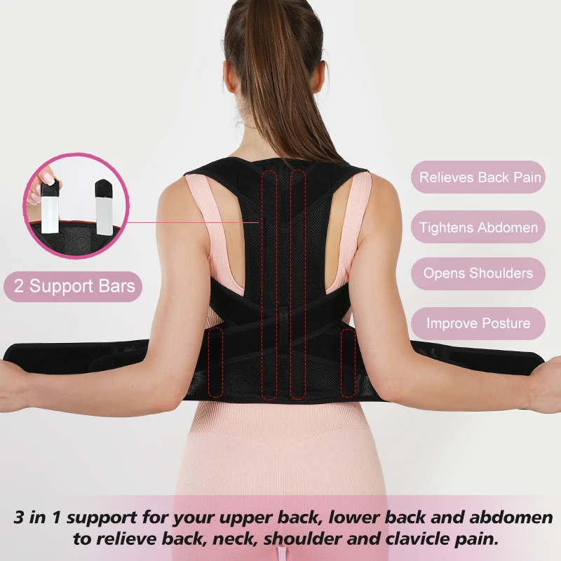 VBOSi Women Men Adjustable Spo - Posture Corrector Back ulasan dan harga
