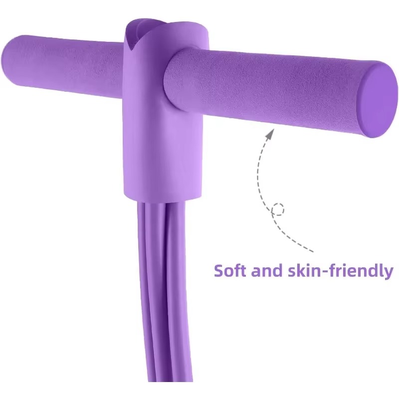 4-Tube Elastic Yoga Pedal Pull - Yoga Fitness Resistance Band ulasan dan harga