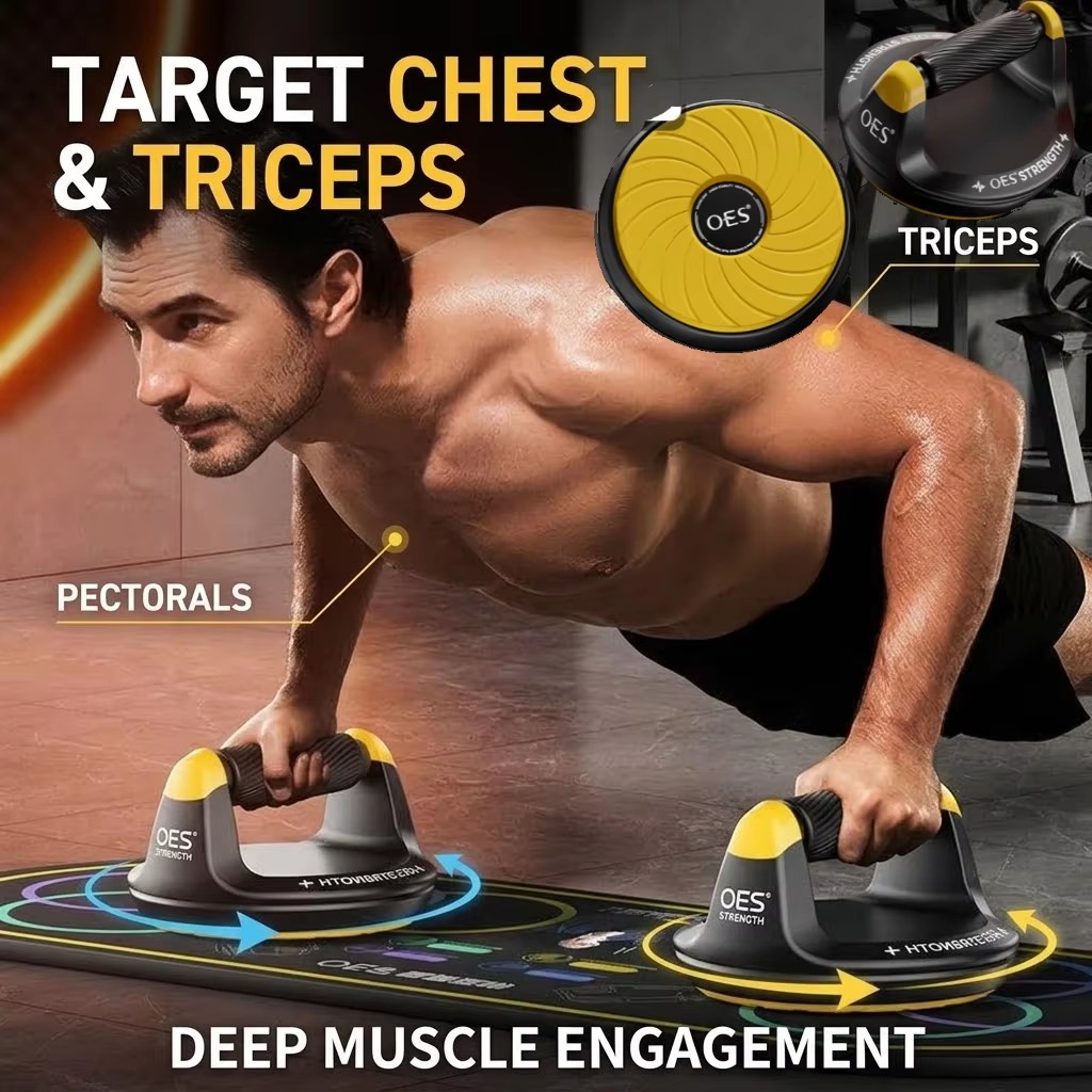 360° Rotating Portable Push-Up - Push Up Board ulasan dan harga